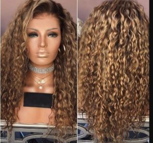 Lace Front Wig Long Wavy Synthetic Wigs For Women