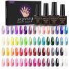 Limegirl Gel Nail Polish Set 60/40/24Colors Semi Permanent UV Led Gel Varnish Soak Off Nail Lacquers Base Top Coat