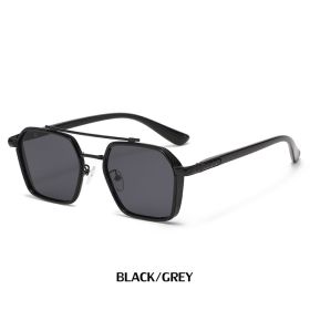 Fashion Pilot Sunglasses Men Double Bridge Glasses Retro Sunglass Luxury Designer Drving Eyewear UV400 Sun Glass Gradient Shades (Lens Color: black black)