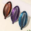 3pack Vintage Banana Hair Clips - Painted Fish Clip Set for Women and Girls - Fun and Stylish Hair Accessories